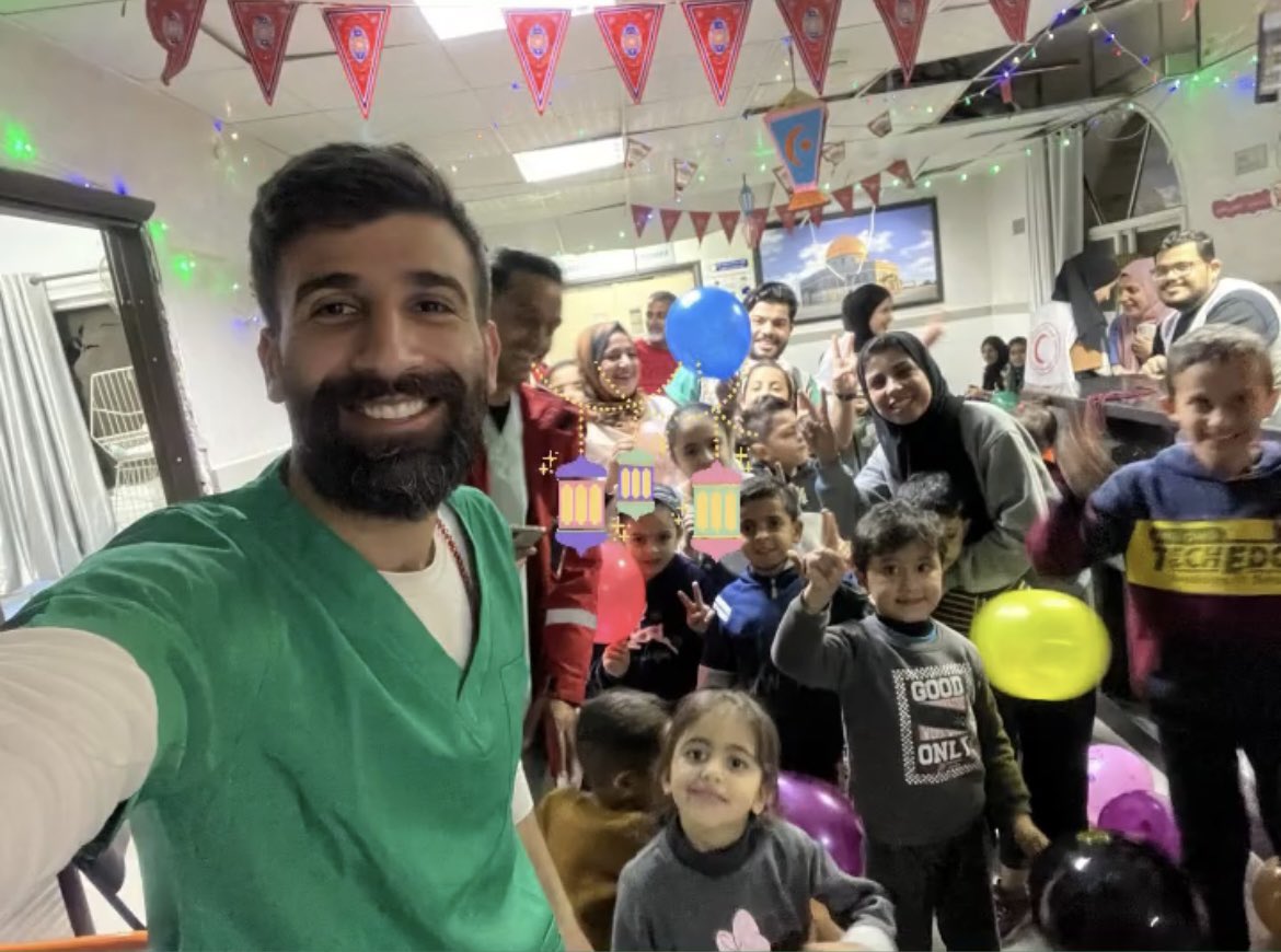 ramadan vibes at alamal hospital, Gaza 🥺🇵🇸