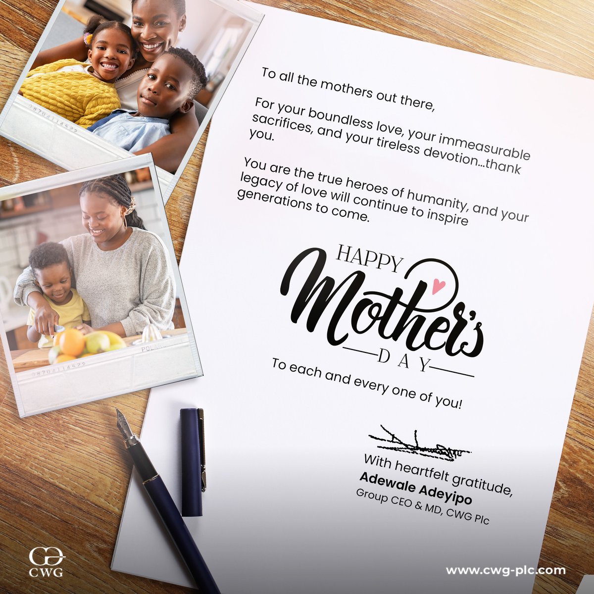 WaleAdeyipo's tweet photo. As we celebrate Mother's Day, I find myself reflecting on the profound impact that mothers have on our lives and the world around us. Today, I want to take a moment to honor and celebrate the incredible contributions of mothers everywhere. https://t.co/GIS2nmXMNY