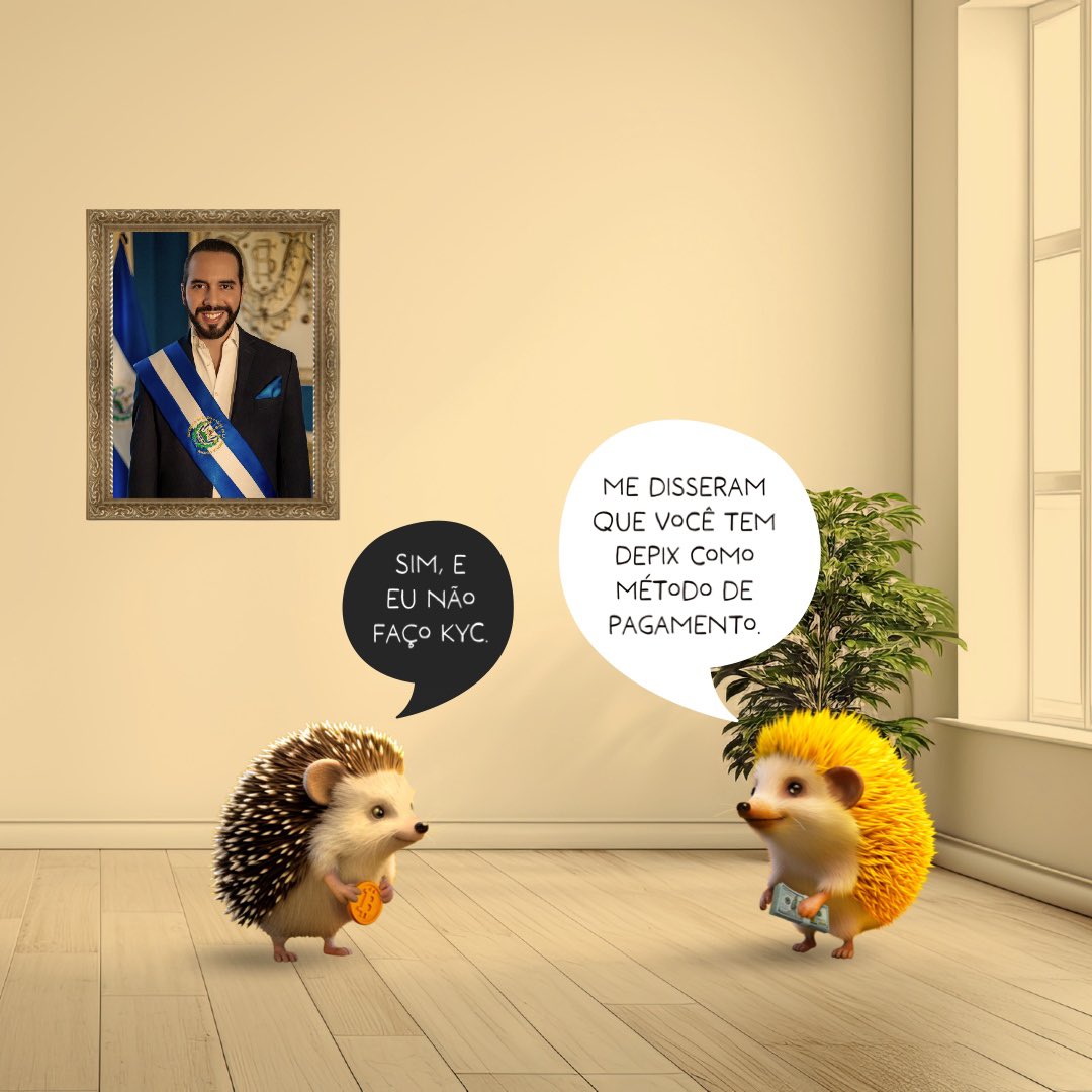 Opa ourição, agora você tem mais uma opção sem KYC como método de  pagamento, o DePix. #Bitcoin 🦔