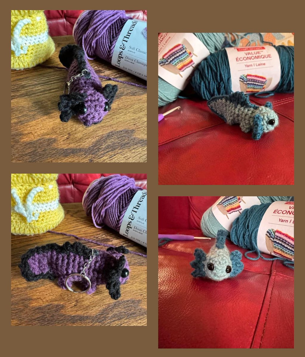 Crochet axolotls! 

#crochet #smallartist #cutethings #yarnart #smallproject #artmoots
