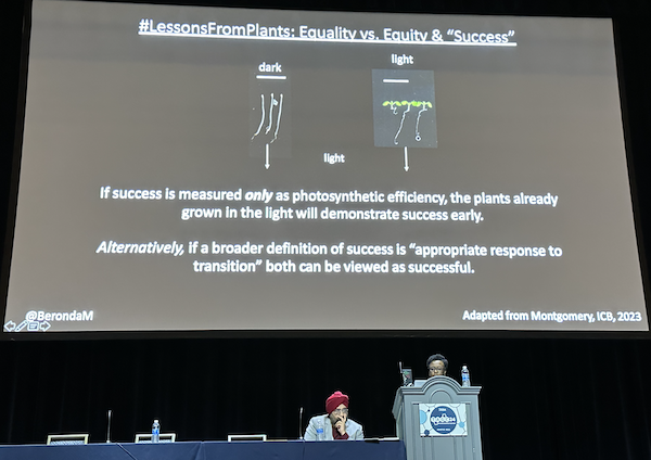 sgpombe's tweet photo. I appreciate the #LessonsFromPlants and Equality vs #Equity discussion. Let’s broaden our definition of success! https://t.co/f9u3hT977T