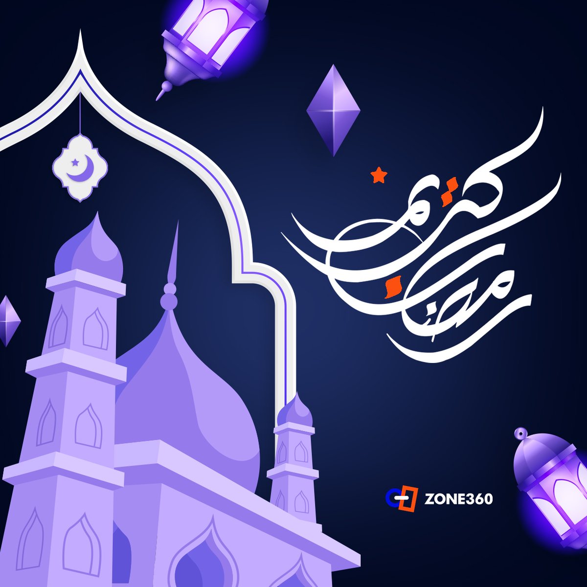 ZONE360CS's tweet photo. نتمنى لكم شهر مبارك،  
أعاده الله عليكم وعلى الأمة الإسلامية بالخير والبركات 🌙✨

#Zone360 #Ramadan #RamadanKareem #Ramadan2024 #Saudi #Riyadh 
#رمضان_كريم🌙 #رمضان #الرياض https://t.co/y3JPpNKwjX