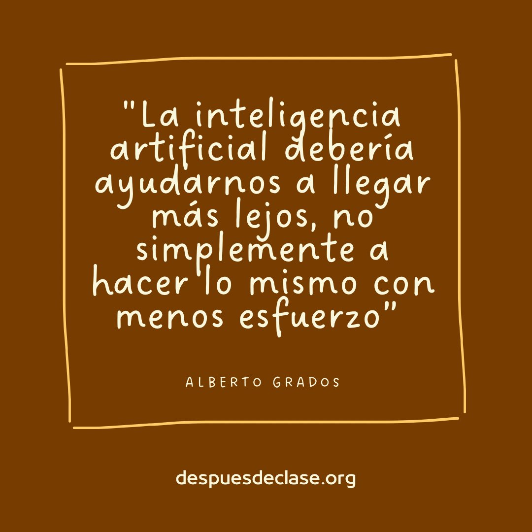 albertogradosm's tweet photo. 💭 UN CAMBIO DE MIRADA PARA LOGRAR MEJORES RESULTADOS | #InteligenciaArtificial 
.
🚀 https://t.co/IN1mV9RhrJ
.
#EducaciónDelFuturo #InteligenciaArtificial #DespuésDeClase #Podcast #Educación #Innovación #EdTech #EdTechLatam #Mentalidad #CompetenciaDigital #ClaustroVirtual https://t.co/hIalA3kKEi