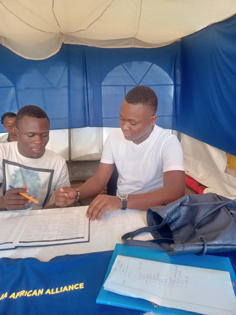 My Abled leader from Wiper Kiongozi @DominicKiplish signing our PAA Booth...young leaders have decided to Unite for a specific purpose bcoz we believe together we can move Mountains