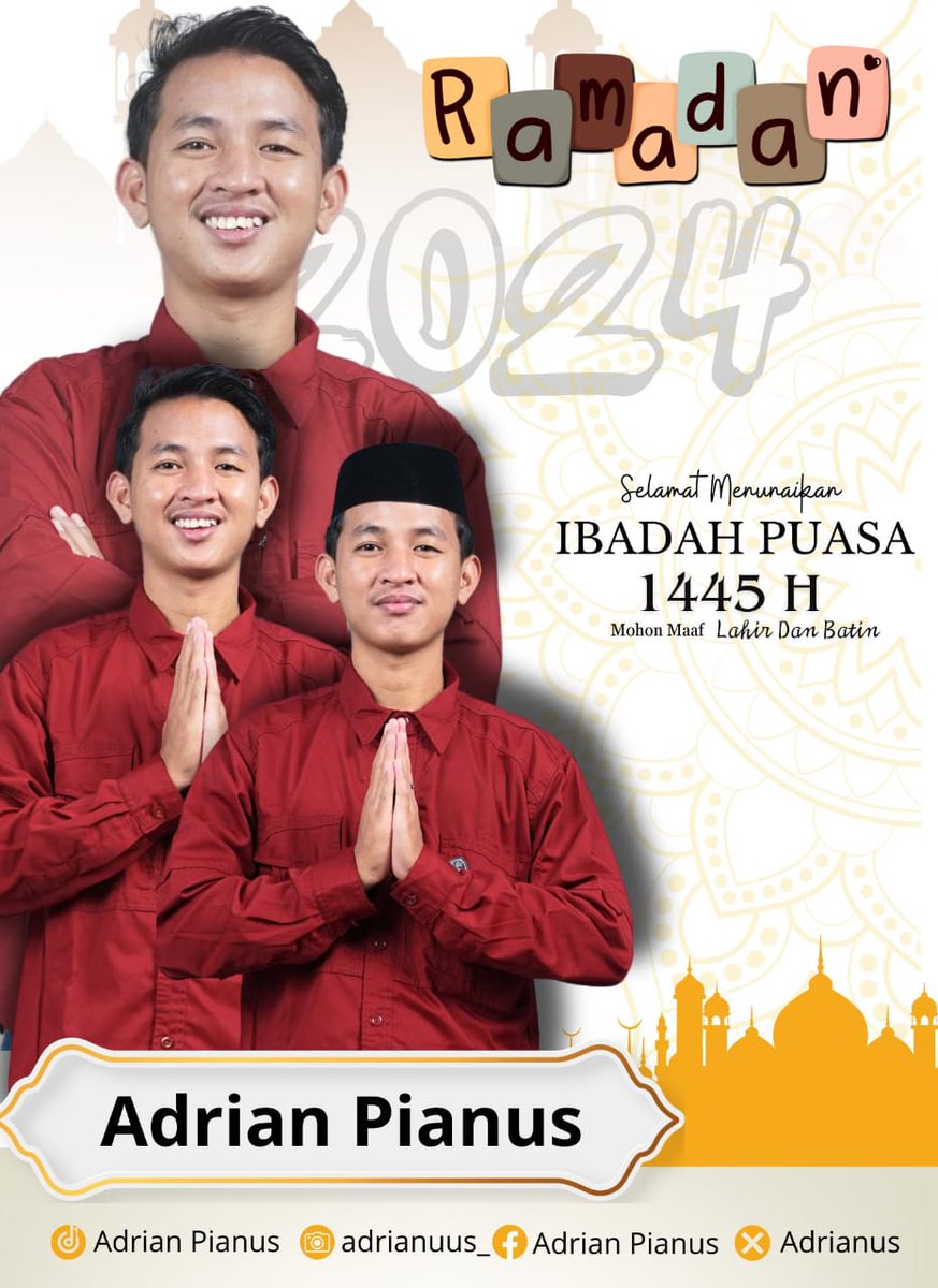 Adriyeeenpianus's tweet photo. Mohon maaf lahir dan batin. https://t.co/hM1CtfYkPp