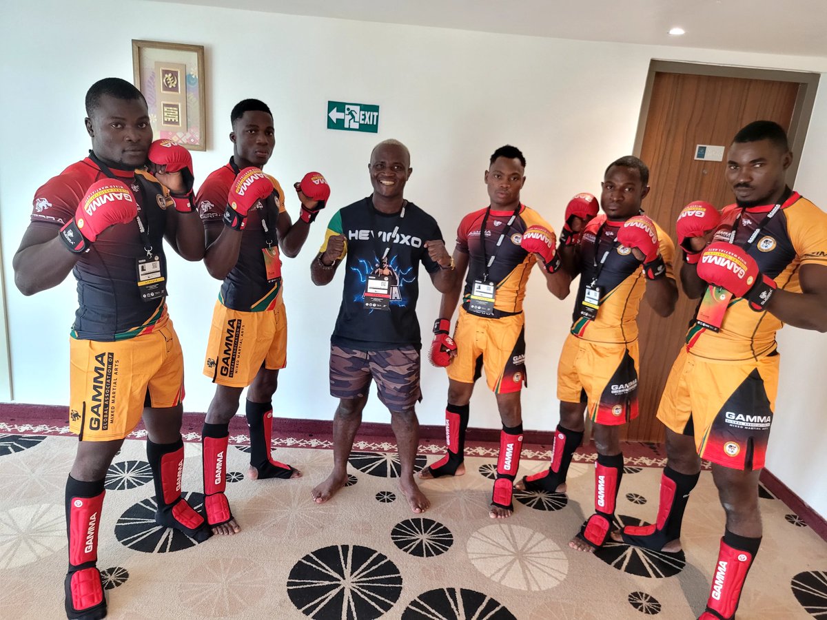 #X229, on envoie la force 💪 à nos champion qui représentent le Bénin 🇧🇯 aux jeux africains en MMA à Accra 🇬🇭.

Go Champions 💥 ça va bien se passer 👌

#HevioxoMMA #wasexo