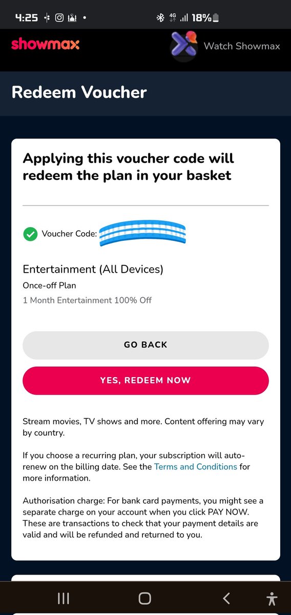 south_152's tweet photo. @ShowmaxNG @THE_POETIC_J Well, it worked!

Thanks.

But it's better you resolve this card issue ASAP. It's easier with just 2 to 3 taps, instead of multiple link visits and code imputations.

And can the payment be done on the app as well, instead of using the website?
Thanks. https://t.co/VyeBsbEchK