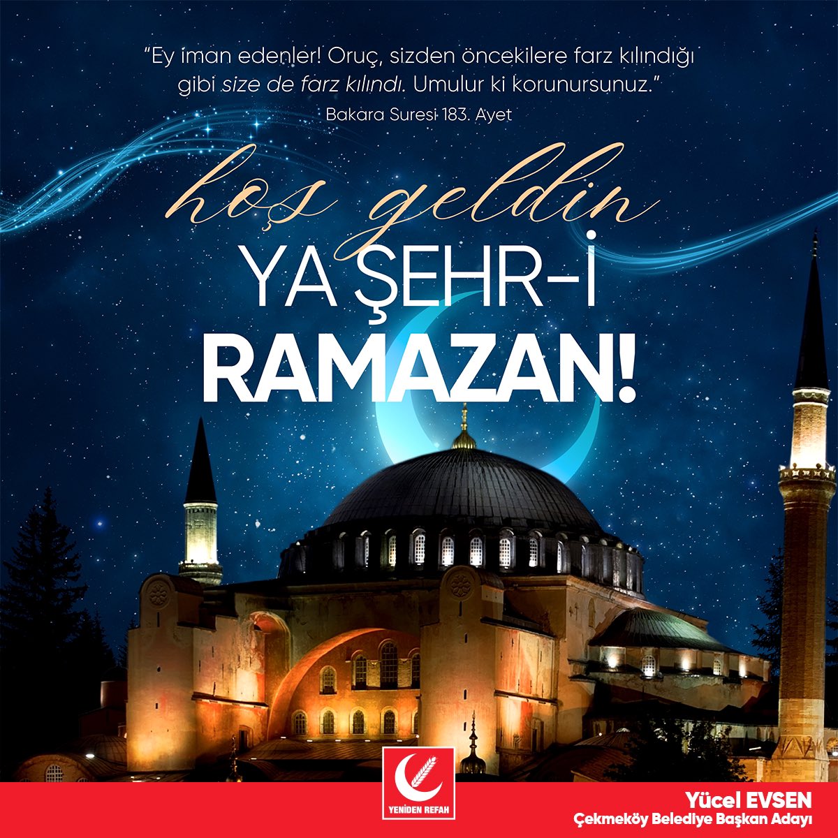 yucelevsentr's tweet photo. Hoş geldin Ya Şehr-i Ramazan!
Sağlıklı ve huzurlu bir ramazan ayı dileriz. Oruçlarınız ve dualarınız kabul olsun.. https://t.co/U5Oe89rKQs
