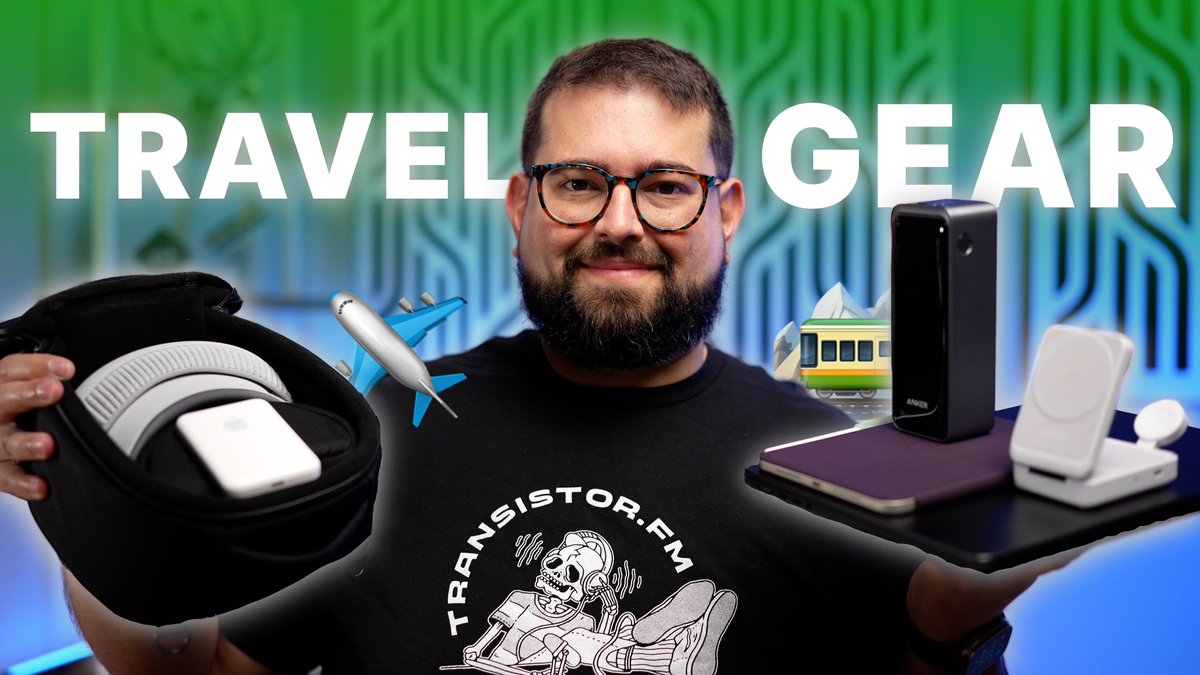 📺 It’s conference season and I’ve updated my travel gear for 2024! Here’s everything in my backpack, including the best, compact  Vision Pro case. Watch here: youtu.be/lYGOIsFk8MM?si…