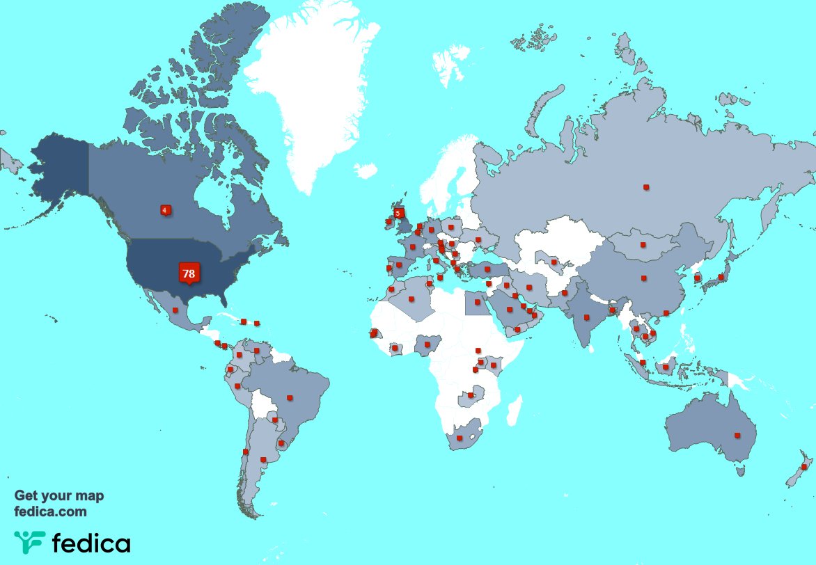 I have 9 new followers from Vietnam 🇻🇳, and more last week. See fedica.com/!JohnSegota