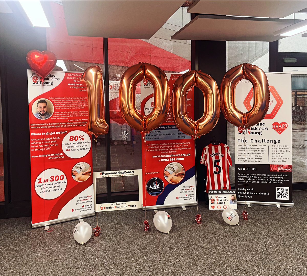 suz_rowan's tweet photo. 1000 young hearts screened with @CRY_UK in Robert’s memory ❤️🧔🏻

The frequency of YSCD can be dramatically reduced by making heart screening available to all young people between the ages of 14 and 35.

#12aWeek💔 #RememberingRobert https://t.co/Y00N9BKKbd