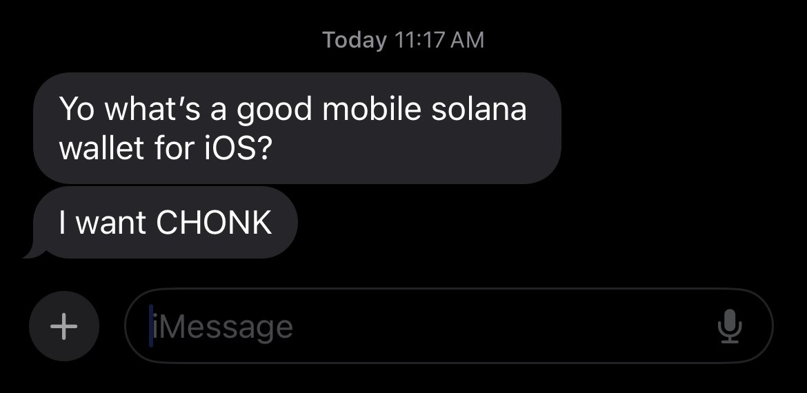 POP1of1's tweet photo. Love getting messages like this 🙌🏽

If you aren’t talking to your friends and family about $CHONKY then jeet out! 😁

Have conviction, work for your bag and enjoy the process. @chonkycom team is building to melt faces…IYKYK 🤝🏽🕺🏽🤑

#OBESEmode activated https://t.co/Xsc5OJiRpj