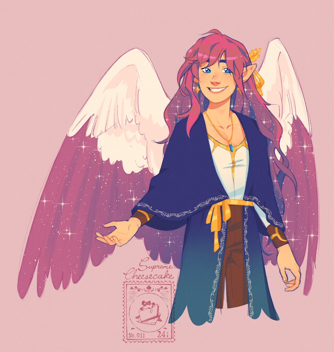 supcheezecake's tweet photo. Sketched @tarigenticae 's bebe! such a delight to draw, such soothing colors... truly a good OC if ive ever seen a good OC ngl https://t.co/XEjtgVsw4l