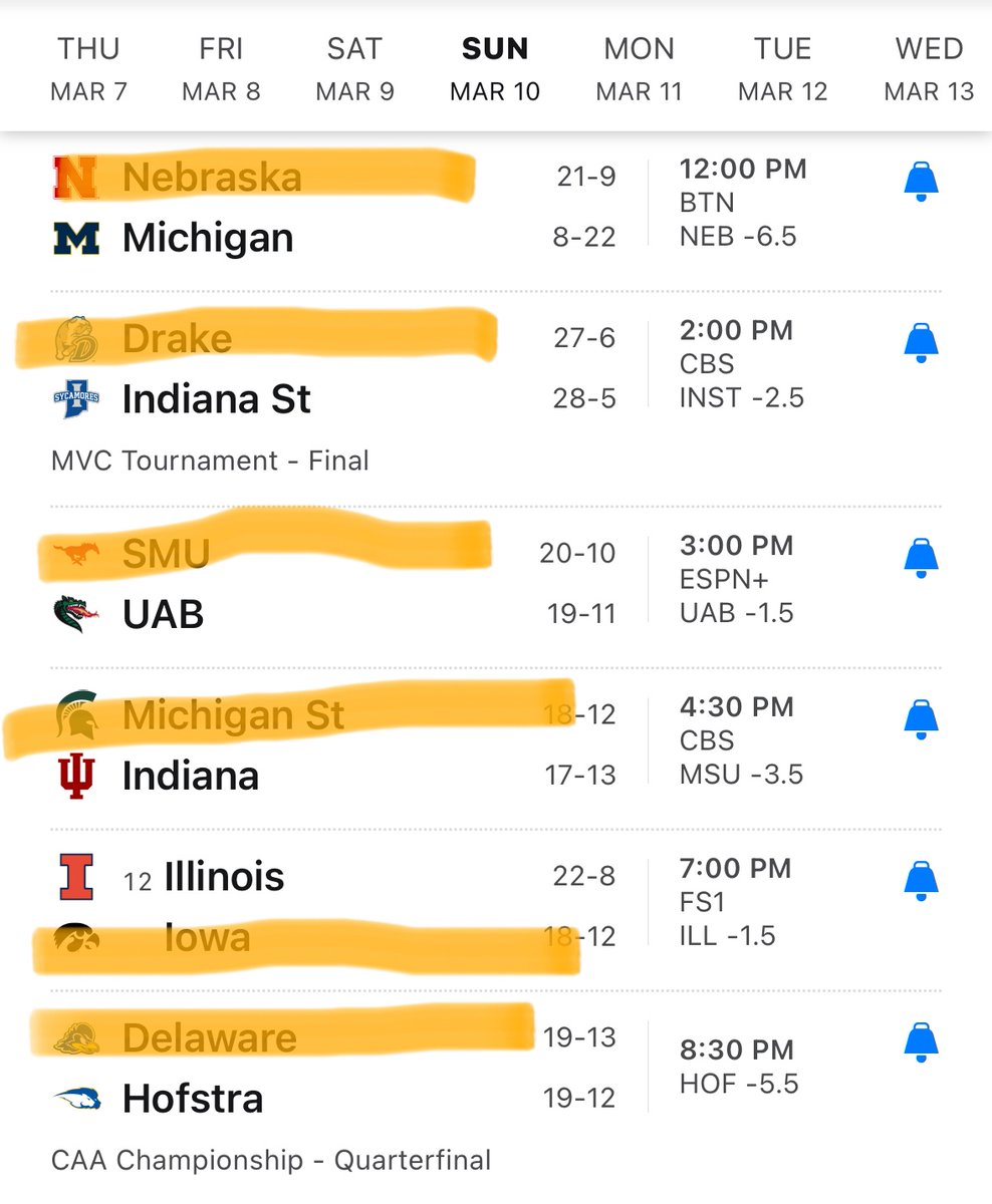 AP #SJUBB metrics - 

Correction: we want the highlighted teams to lose. 

Had made a clerical error but a good friend caught it. 

<a href="/StJohnsU/">St. John's University</a> <a href="/StormMarketing4/">Storm Marketing</a> <a href="/StJohnsBBall/">St. John's Men’s Basketball</a>