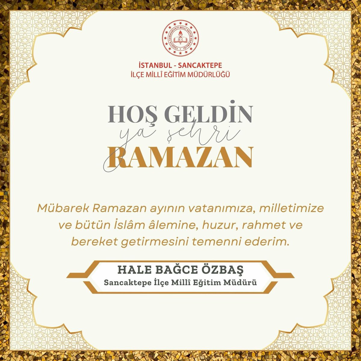Onbir ayın sultanı Ramazan-ı şerife selam olsun. 

‘Her kim #Ramazan ayının gelmesi ile sevinir ve ferahlanır ise, Allah onun vücudunu cehenneme haram kılar’.
Hadis-i Şerif

Ramazan ayının tüm İslam alemine huzurlu ve sağlıklı günler getirmesini temenni ediyorum.

#2024Ramazan