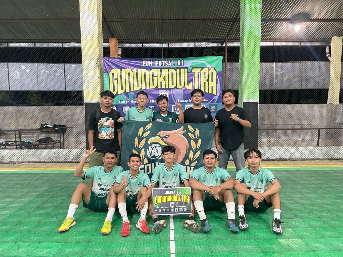 ROCK THE SOUTH COAST (@gunungkidultra) on Twitter photo selamat untuk <a href="/SMxPSS/">Southern Minority</a> π₯
Yang telah keluar menjadi juara 2 di FUN FUTSAL GUNUNGKIDULTRA #1 selamat untuk <a href="/SMxPSS/">Southern Minority</a> π₯
Yang telah keluar menjadi juara 2 di FUN FUTSAL GUNUNGKIDULTRA #1