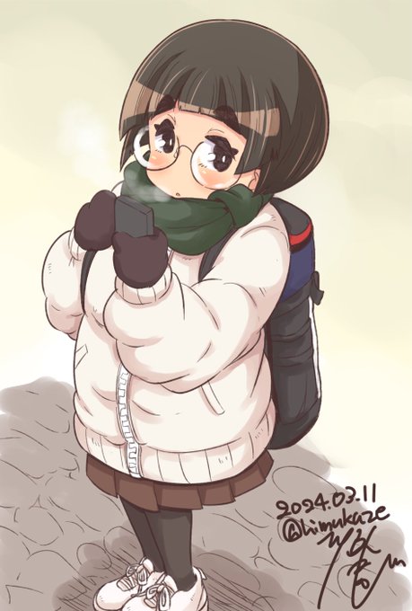 着ぶくれ女子ももう終わりの時期ですな… #オカ女研 