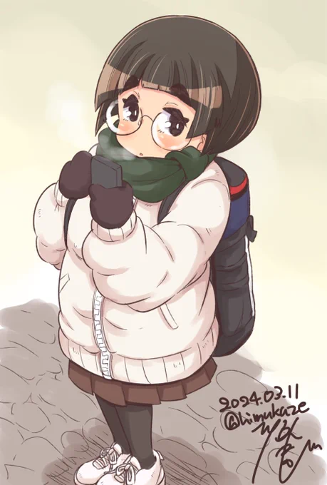 着ぶくれ女子ももう終わりの時期ですな… #オカ女研 