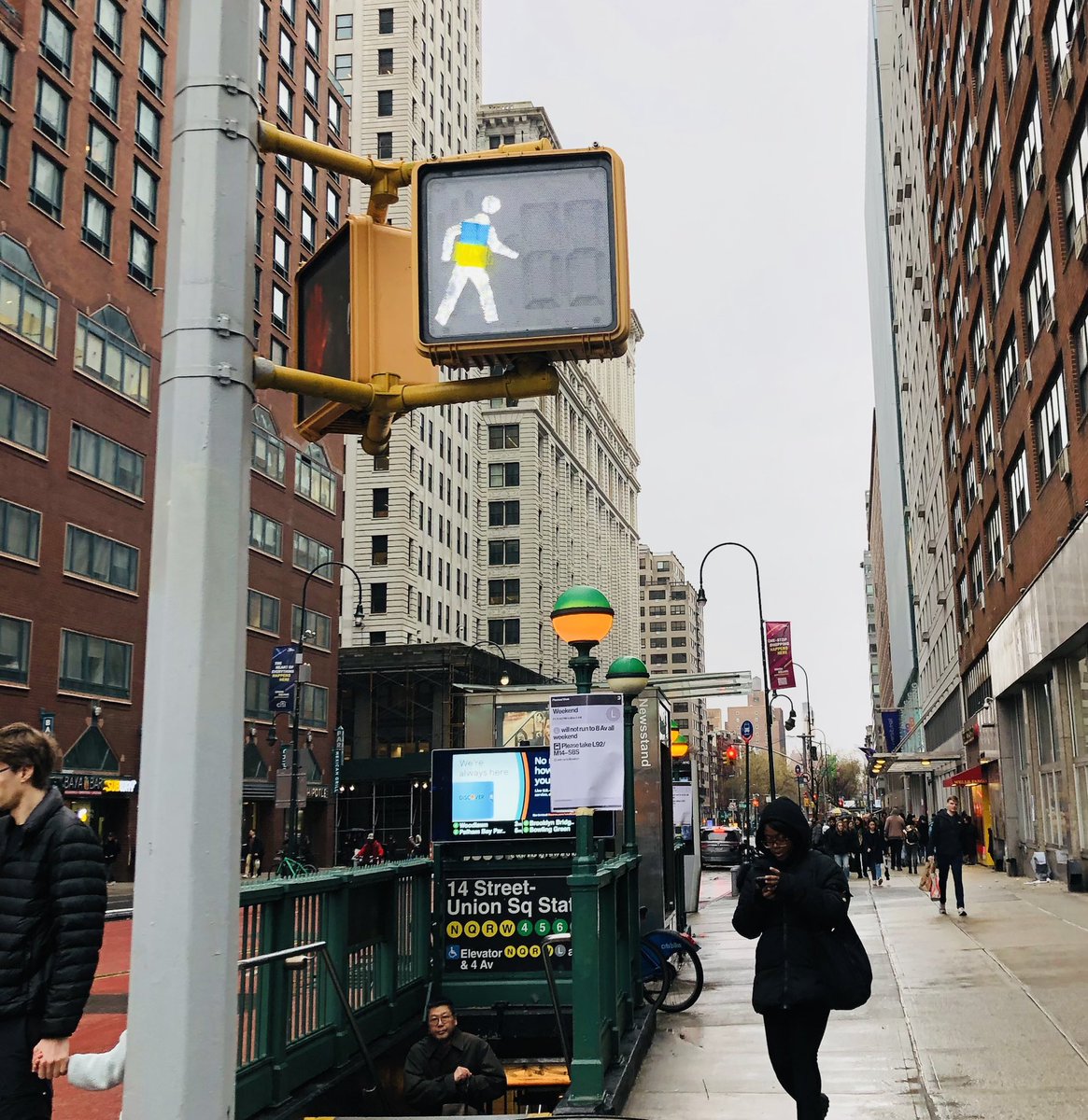 Traffic Walk Light has spoken! 🇺🇦
