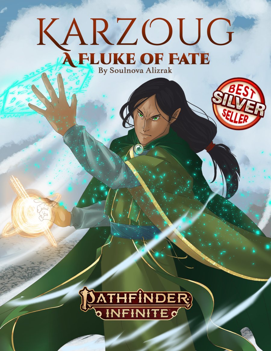yoski_soulnova's tweet photo. My story "Karzoug, A Fluke of Fate" is part of the GM's Day sale at @PF_Infinite with a 40% discount! 
Check it out! 

https://t.co/3RMYl5Mz5I 
#PathfinderRPG #PathfinderInfinite #RiseoftheRunelords #ReturnoftheRunelords https://t.co/yGb0hy84fM