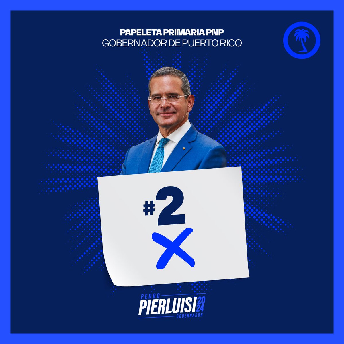 pedropierluisi's tweet photo. #2✌️Continuemos progresando juntos un 2do cuatrienio. #Listos #ElMejorEquipo  #SorteoPrimarias https://t.co/ijLza3wzL1