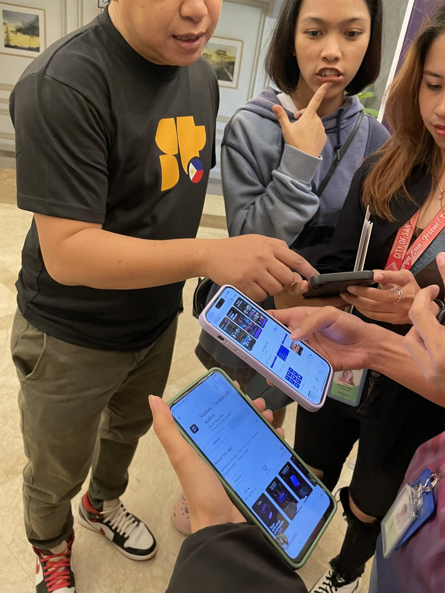 patrik_ferrer's tweet photo. Super fun and engaging event happened last March 8 at @web3Bulacan powered by @SuperteamPHL, Loved the @stables_money too elegant but minimalist UI design. Attendees also did not missed to download the app ofc!!
#SolanaEcoCall
#SuperTeamPHL
#Web3Bulacan
#Stables https://t.co/wmKPHuMEqq