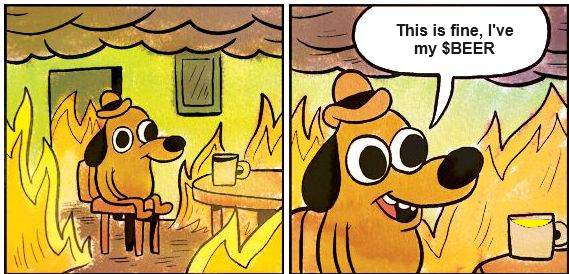 As long as I have a $BEER