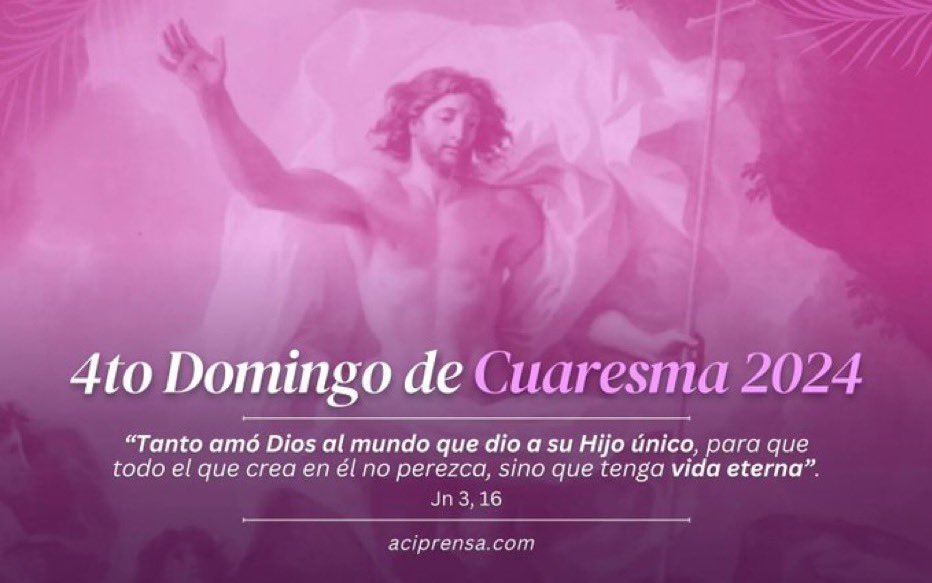 mlissve's tweet image. Cuarto domingo de Cuaresma, también llamado Domingo de Laetare o Domingo de la alegría. #cuartodomingodecuaresma📸Aciprensa