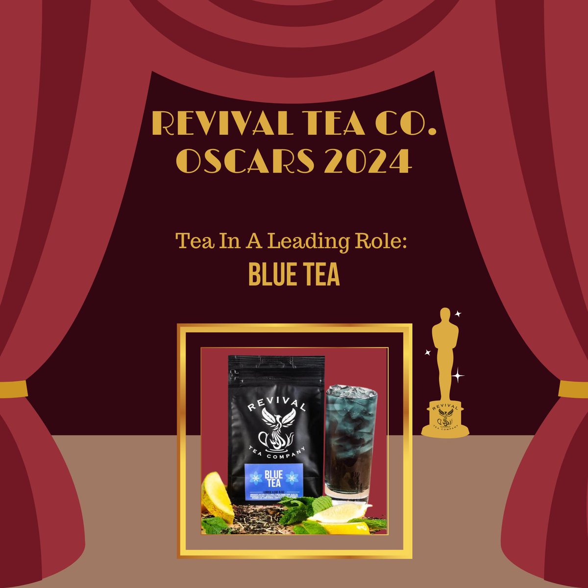 The first ever Revival Tea Co. Oscars are in!🏆 Let the discussion begin of notable snubs...😜

 #RevivalTeaCo #TeaLovers #TeaTime #TeaAddict #TeaLife #TeaObsessed #oscars