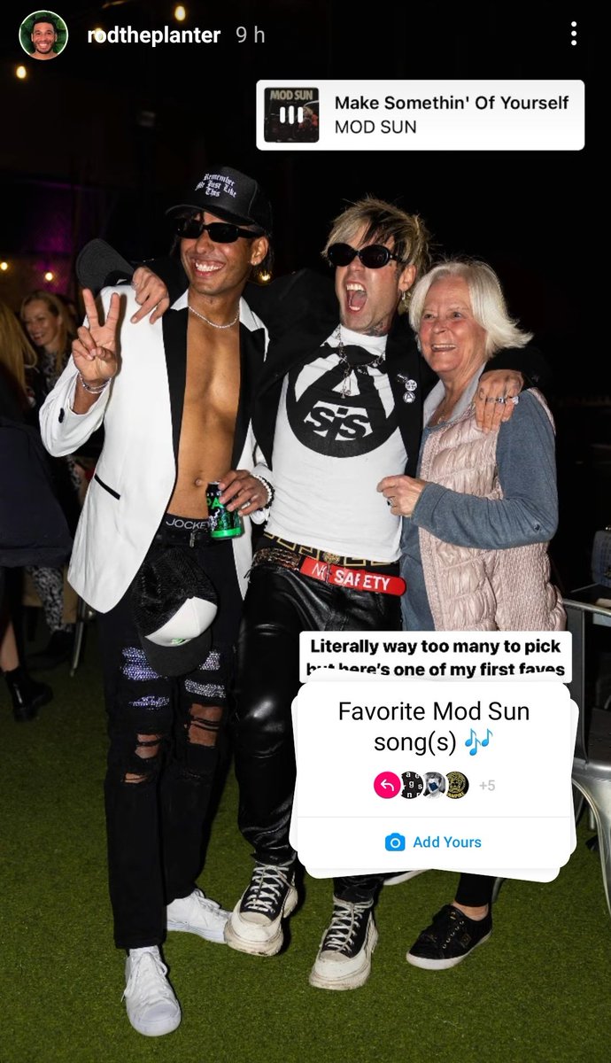 modsunshines's tweet image. You can go to @RodThePlanter&apos;s IG story and click &quot;Add Yours&quot; on the sticker to share your favorite Mod Sun song(s) with others 🎶 #ModSunDay