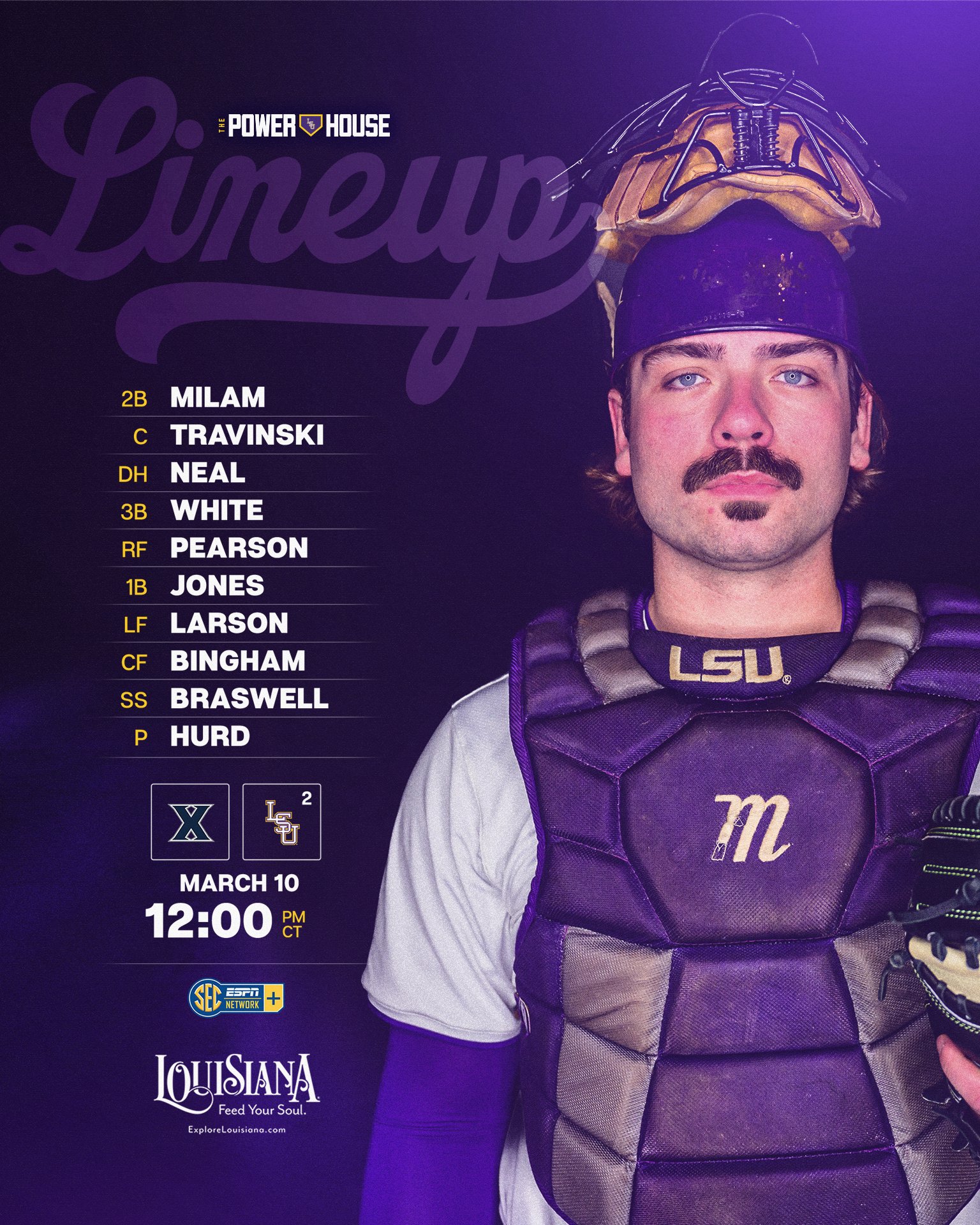 Xavier 2 @ LSU 1 Final - SECN+ | Tiger Rant