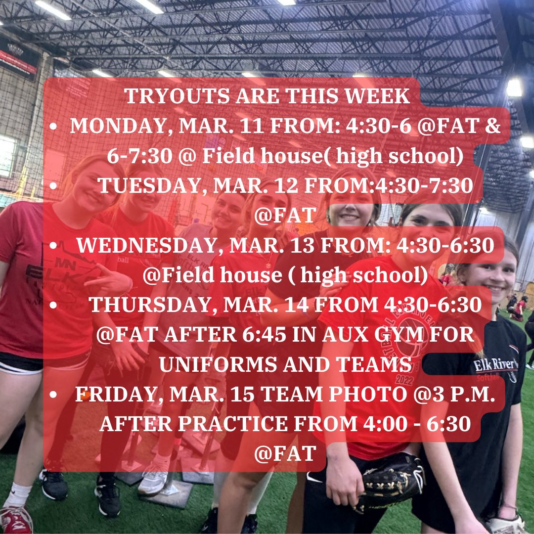 ERHS_SB2022's tweet photo. Hi parents and players! Our season starts tomorrow! Make sure you are registered and you have your physical in. ALSO REMINDER WE HAVE A PASTA FEED AFTER PRACTICE ON WEDNESDAY! https://t.co/mqtaiAufdU