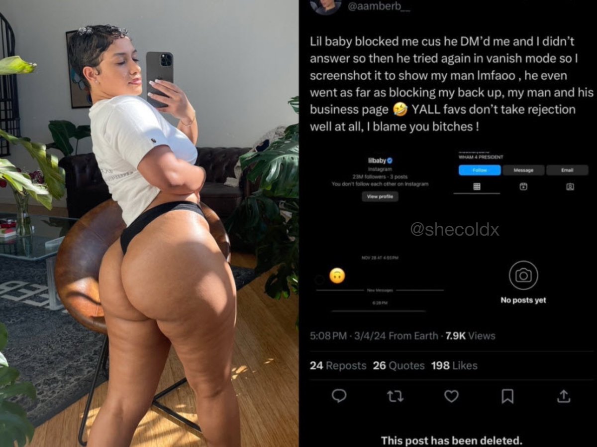 SheColdx's tweet photo. Woman alleges Lil Baby was in her dm's and blocked her after she rejected him #lilbaby #leakeddm #dms #screenshot https://t.co/1cPzJiyUz3