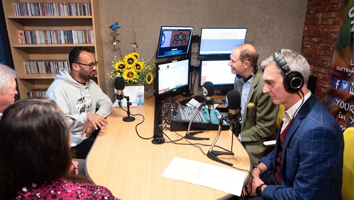 📻👑 Did you miss The Duke of Edinburgh interviewing SHCR station managers? 🎙️✨Don't worry if you missed it! You can listen again on Mixcloud. Just search for 'Sunday Morning BreakfastShow - 10 Mar 2024' and tune in to catch all the highlights of this conversation! 🌟