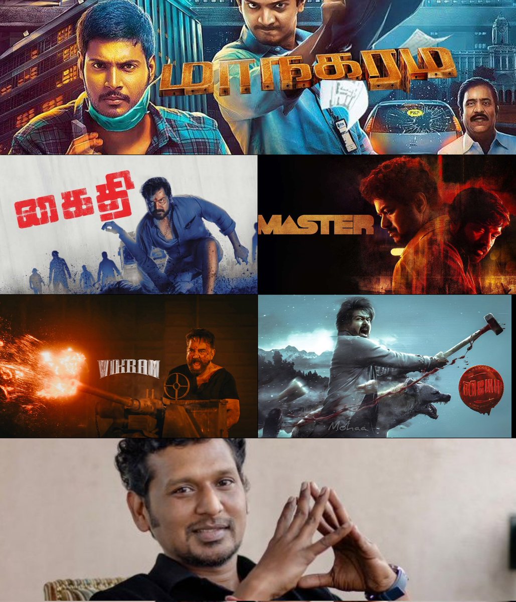 👀🔥 7 years of Sensational tamil director❤💥
#LokeshKanagaraj

#7yearsofmaanagaram too 🤟💥

.. Whatta a filmography mahnn this is 🥵❤️‍🔥🤌..
Man literally delivered bangers to all these actors & he'll continue ....💯🫣🔥

#Maanagaram #Kaithi
#Master #Vikram #Leo
#Thalaivar171