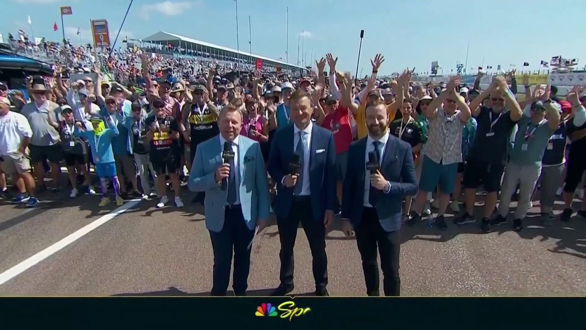 IndyCaronNBC's tweet photo. WE'RE BACK!

REPOST if you're watching the @INDYCAR season opener!

📺 : NBC and Peacock https://t.co/dre08gRZK1