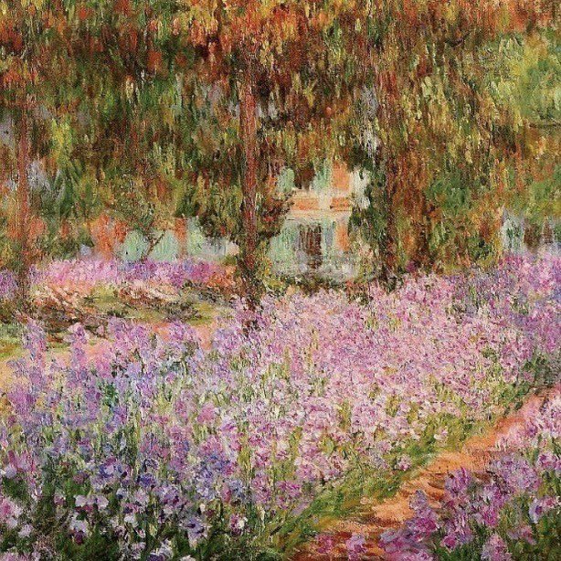 claude monet’s garden.