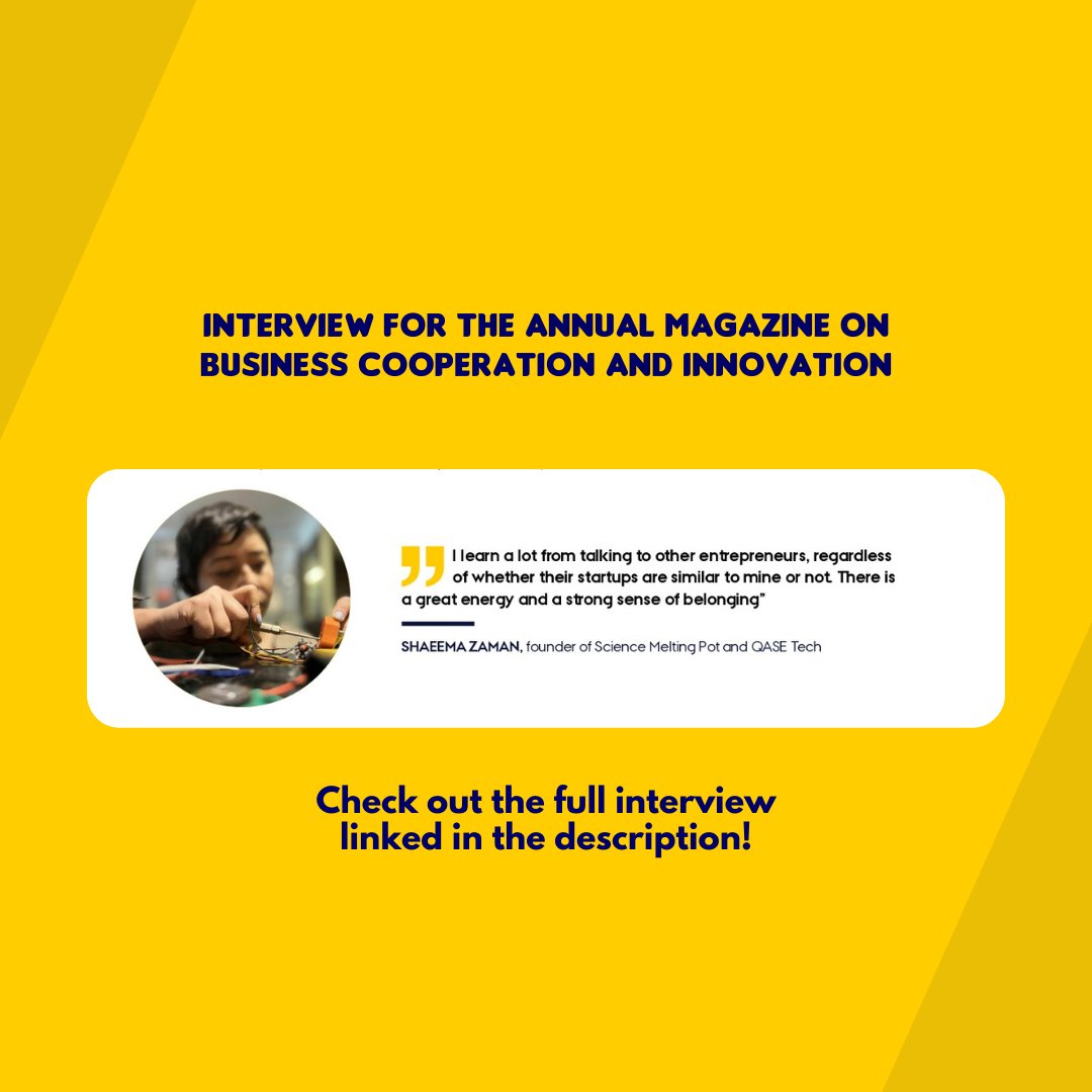 Science Melting Pot (@scimeltingpot) on Twitter photo Sharing with you <a href="/shaeema_zaman/">Shaeema Zaman, PhD</a> 's interview with <a href="/TheKitchen_AU/">The Kitchen</a> for the Annual Magazine on Business Cooperation and Innovation! 🎉😁
👉Check out the link for the magazine: sebrochure.dk/The-Kitchen_20… Sharing with you <a href="/shaeema_zaman/">Shaeema Zaman, PhD</a> 's interview with <a href="/TheKitchen_AU/">The Kitchen</a> for the Annual Magazine on Business Cooperation and Innovation! 🎉😁
👉Check out the link for the magazine: sebrochure.dk/The-Kitchen_20…