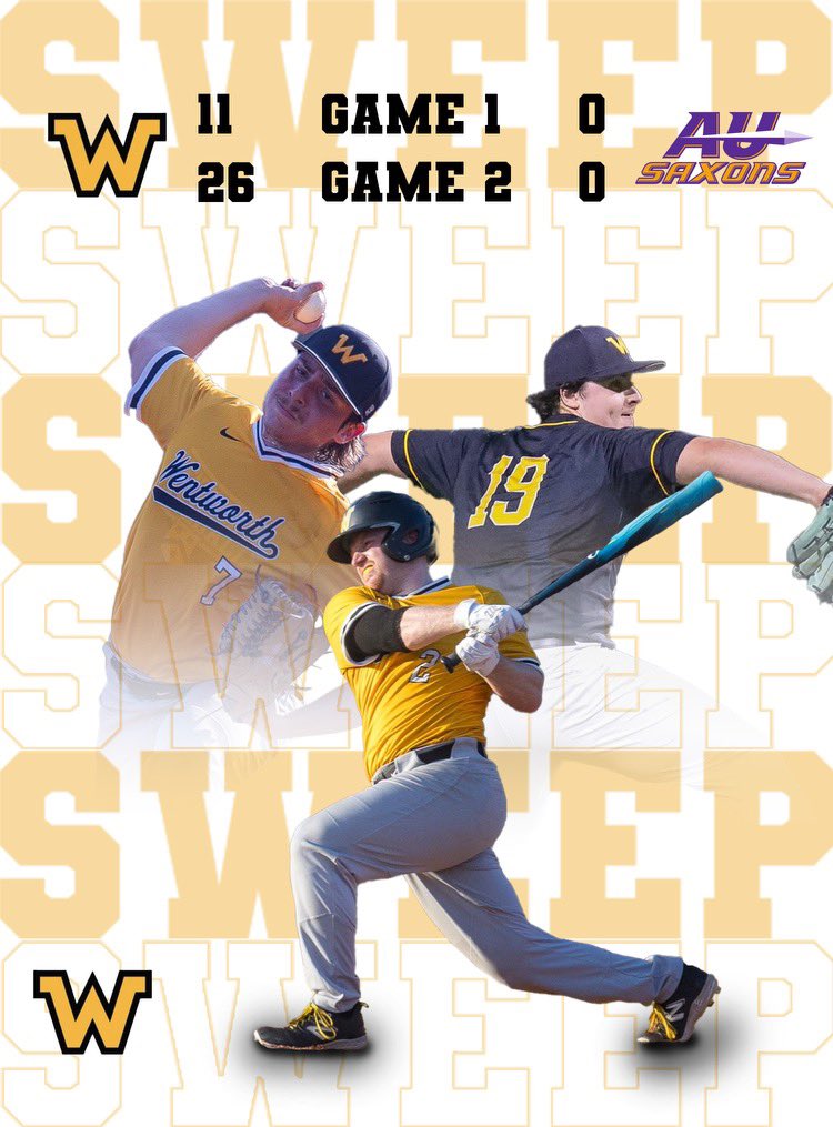 The final double header of our Florida trip with a devastating sweep! Nigel Cross threw a complete game shutout in Game 2 against Alfred University!  #rollleops #witcity 🐆