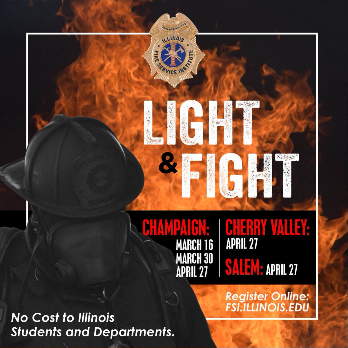 The first Light & Fight of the spring season is only three days away! #weareifsi #100yearsIFSI