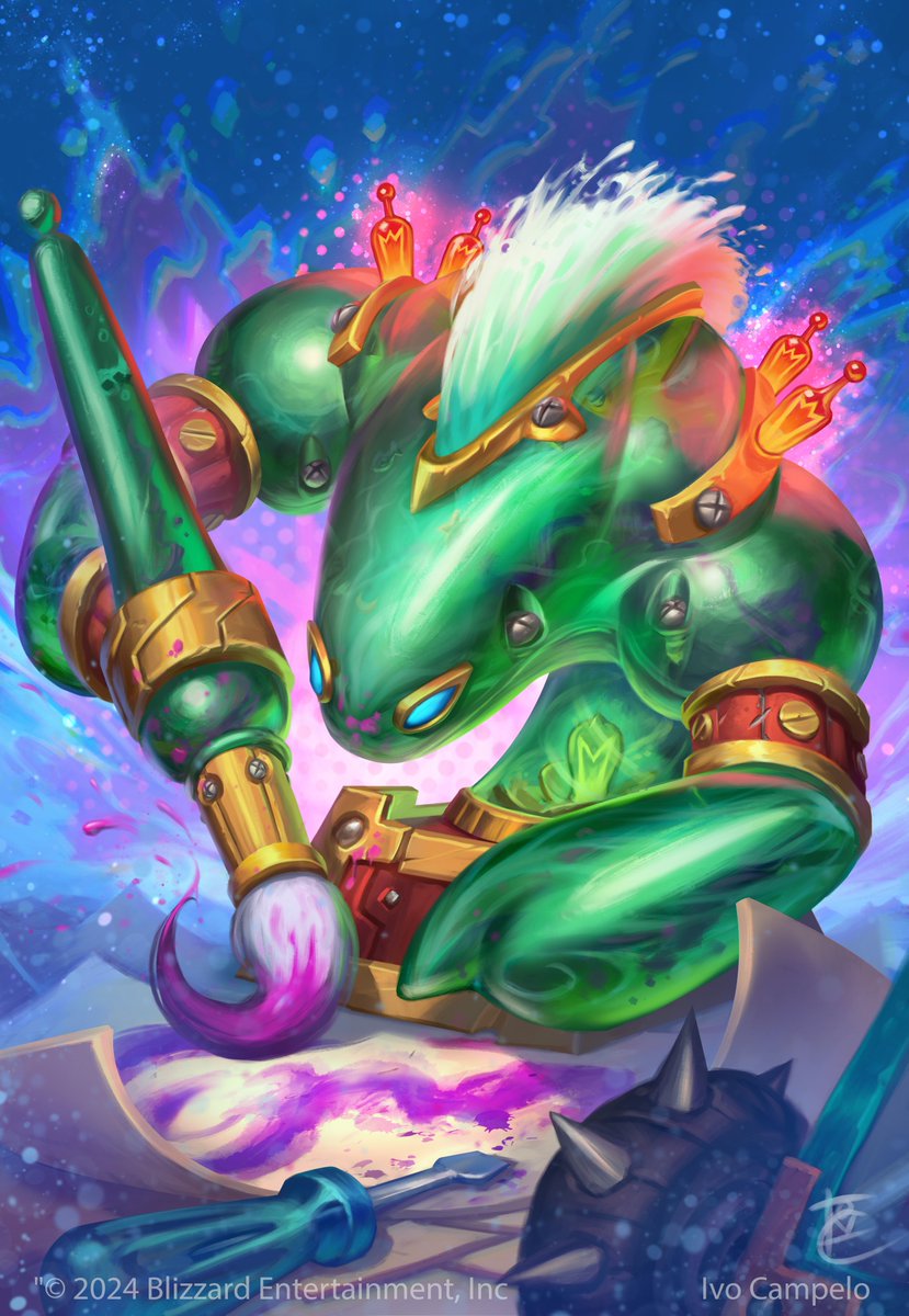 Watercolor Artist Signature card  via @artstationhq 
for <a href="/PlayHearthstone/">Hearthstone</a> 
AD: Lea Faske
artstation.com/artwork/m8k0aZ