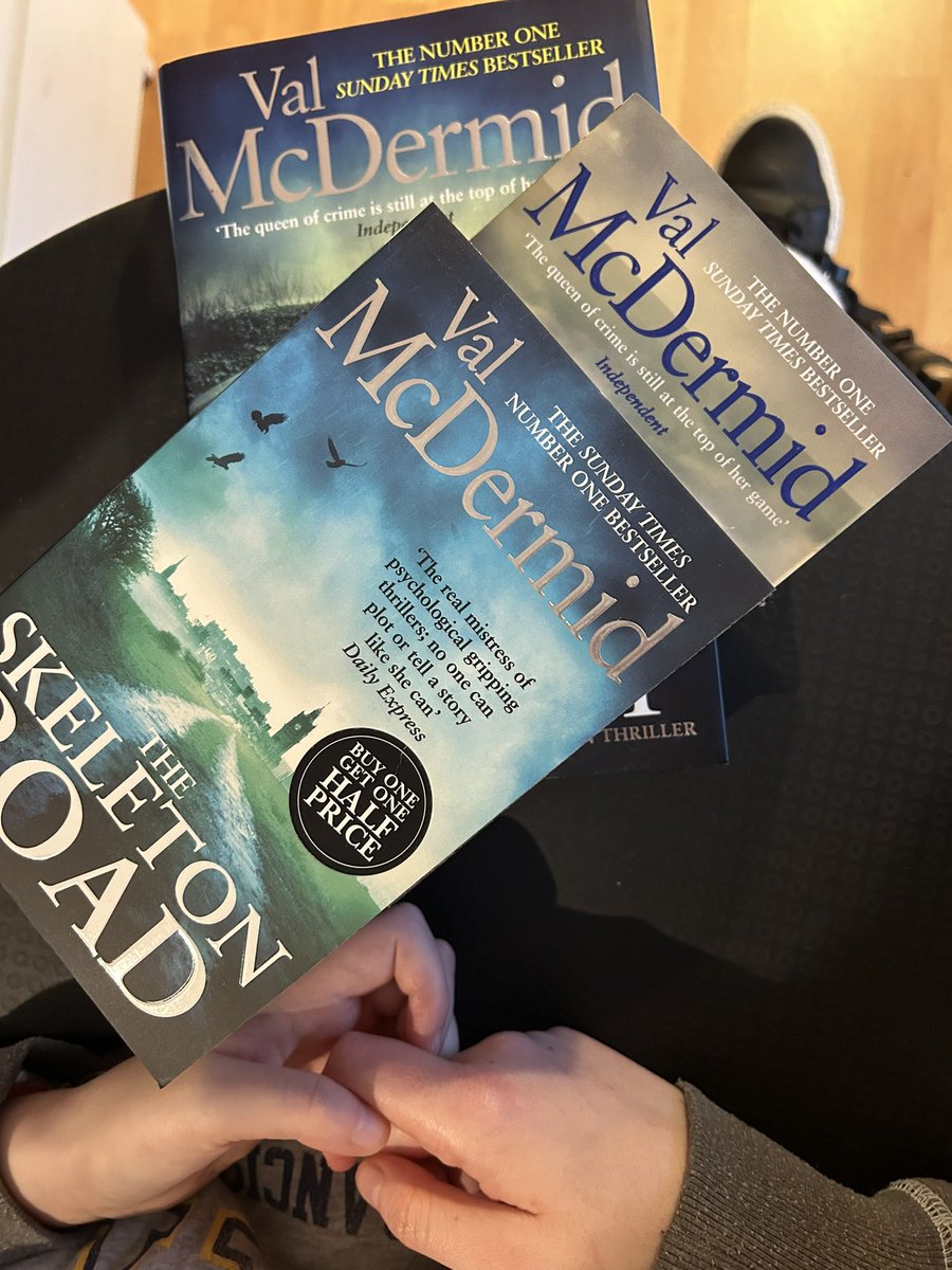 When you are trying to decide which <a href="/valmcdermid/">Val McDermid</a> book to read next…