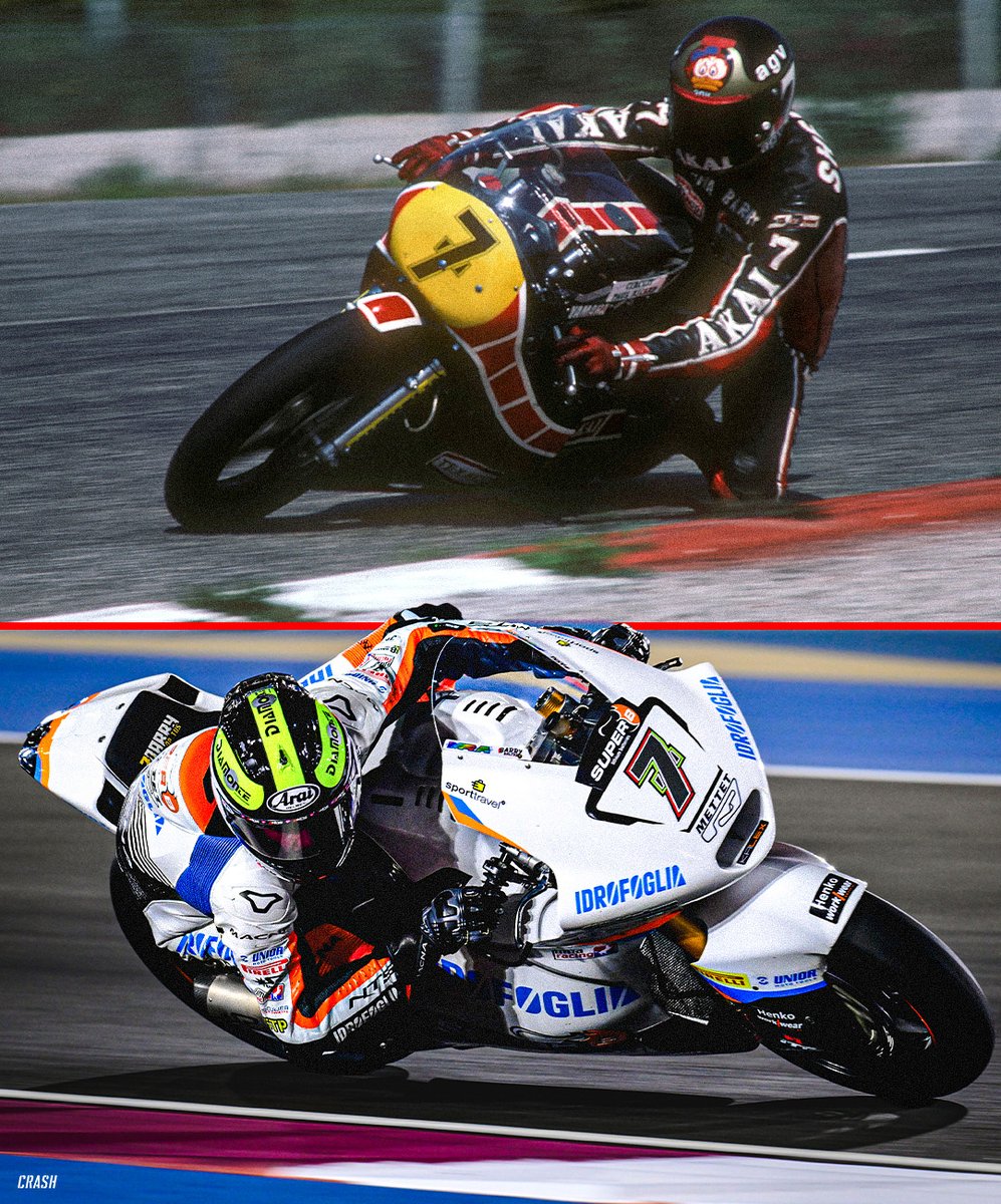 crash_motogp's tweet photo. 21 years today, Barry Sheene passed away. Barry Baltus is named after him &amp; uses the iconic number 7, he has just taken his first podium in Grand Prix Racing 👏❤️

#Moto2 #QatarGP https://t.co/Uhrk4KD3O1