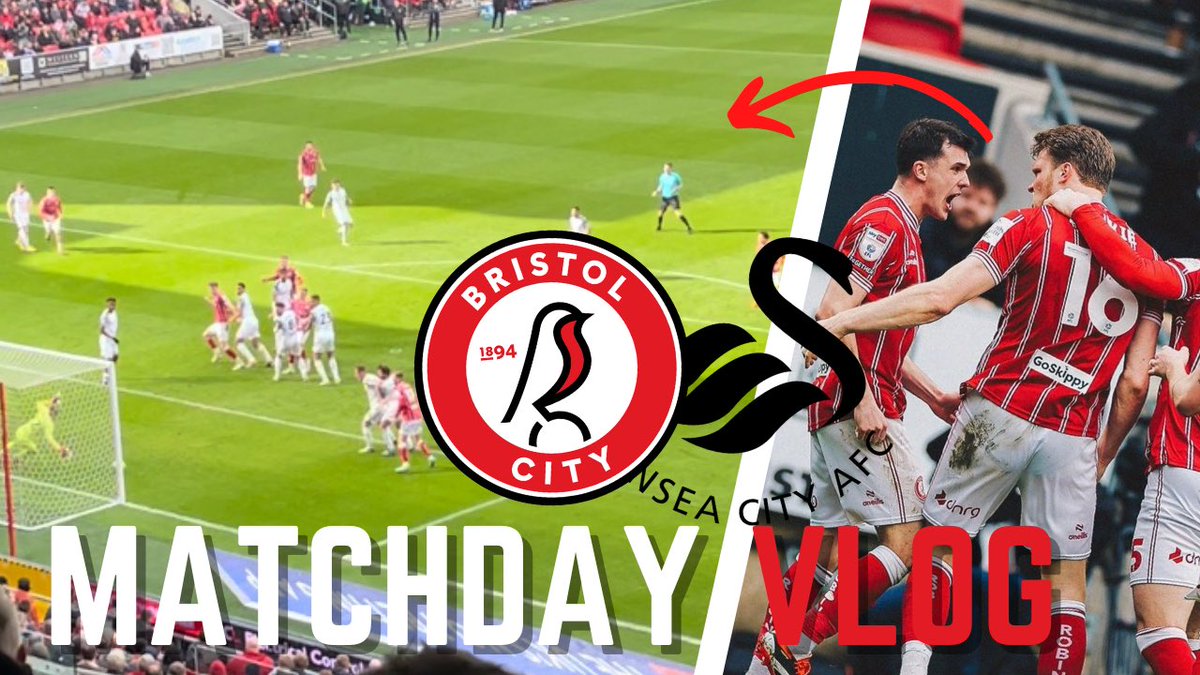 *FANS RUN ON PITCH AND LIMBS AS CITY BEAT SWANSEA* | BRISTOL CITY 1-0 SWANSEA | VLOG A scrappy but massive 3 points for City after 4 consecutive losses in the league! 👉 youtu.be/VaEu_Y7wicA?si… #BristolCity #SwanseaCity