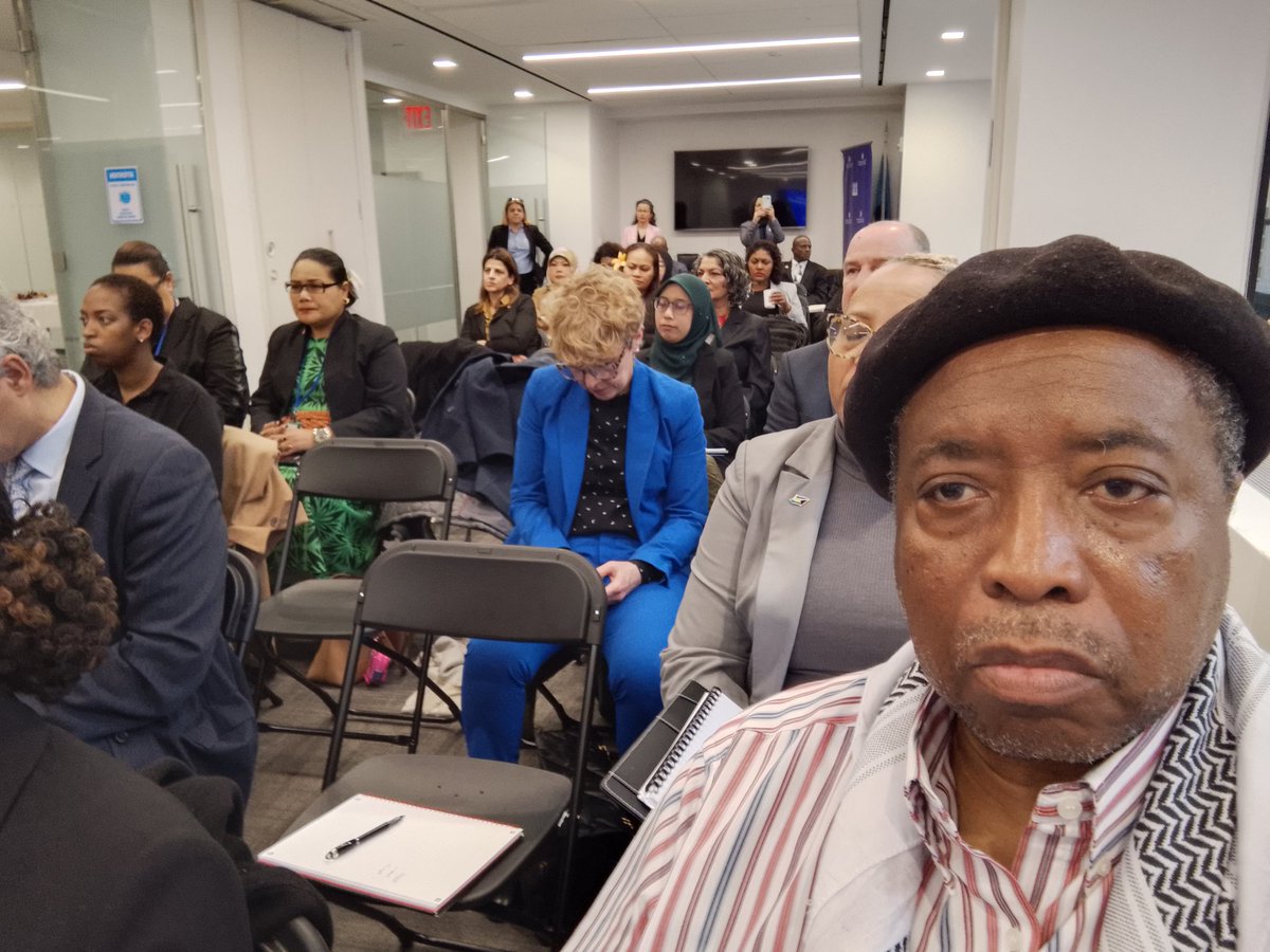Mashobane61's tweet photo. The Commonwealth hosting an interesting panel session on gender machineries in engaging efforts 2end GBVF. The conversation includes a focus on gender &amp; climate change. A lot of work is underway to buttress gender transformative approaches. @SonkeTogether @MenEngageAfrica #CSW68 https://t.co/7bSsJduQEI