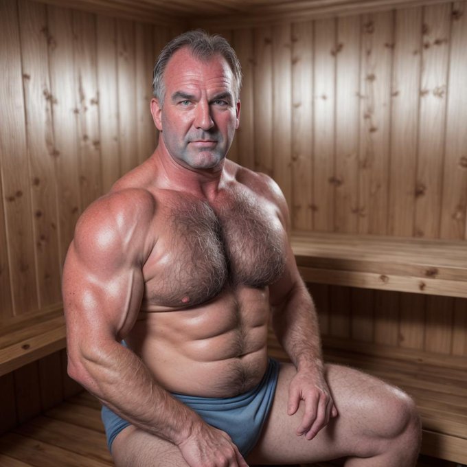 Sweaty in Sauna from https://t.co/uDvNgxouOP gallery series  --  #musclebear #gaybull #gaygrandpa #gaybulges<a href="/tag/latinos"class="tags"><span>#latinos</span></a><a href="/tag/rico"class="tags"><span>#rico</span></a><a href="/tag/tequila"class="tags"><span>#tequila</span></a><a href="/tag/gayman"class="tags"><span>#gayman</span></a><a href="/tag/gaymexico"class="tags"><span>#gaymexico</span></a><a href="/tag/musclebear"class="tags"><span>#musclebear</span></a>