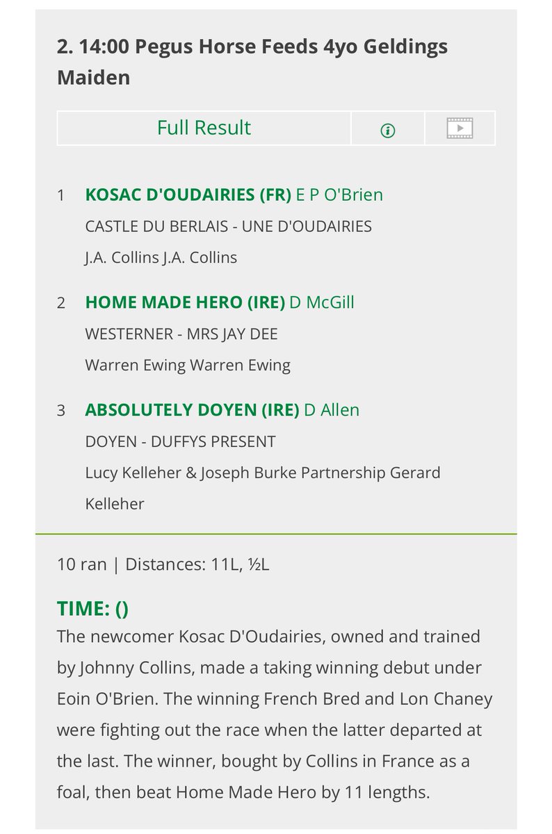 LucyKelleher96's tweet photo. ABSOLUTELY DOYEN finishes 3rd today in a very hot 4yo maiden @ Lismore p2p under @darraghallen1. #smalltrainers #kelleherracing https://t.co/RzuPSPCgMi