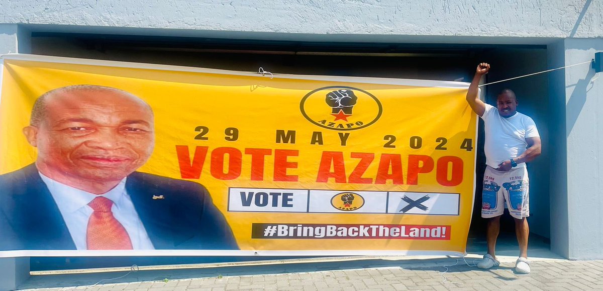 We are voting for the Movement of Biko✊🏿. We are #VoteAZAPO2024 <a href="/SABCNews/">SABC News</a>
