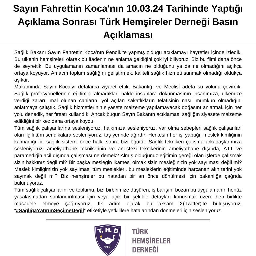 thder.org.tr/sayin-fahretti… ⁦<a href="/drfahrettinkoca/">Dr. Fahrettin Koca</a>⁩ ⁦<a href="/RTErdogan/">Recep Tayyip Erdoğan</a>⁩ ⁦<a href="/aylinyaman_/">Dr. Aylin Yaman</a>⁩  ⁦<a href="/nowtvturkiye/">NOW</a>⁩
