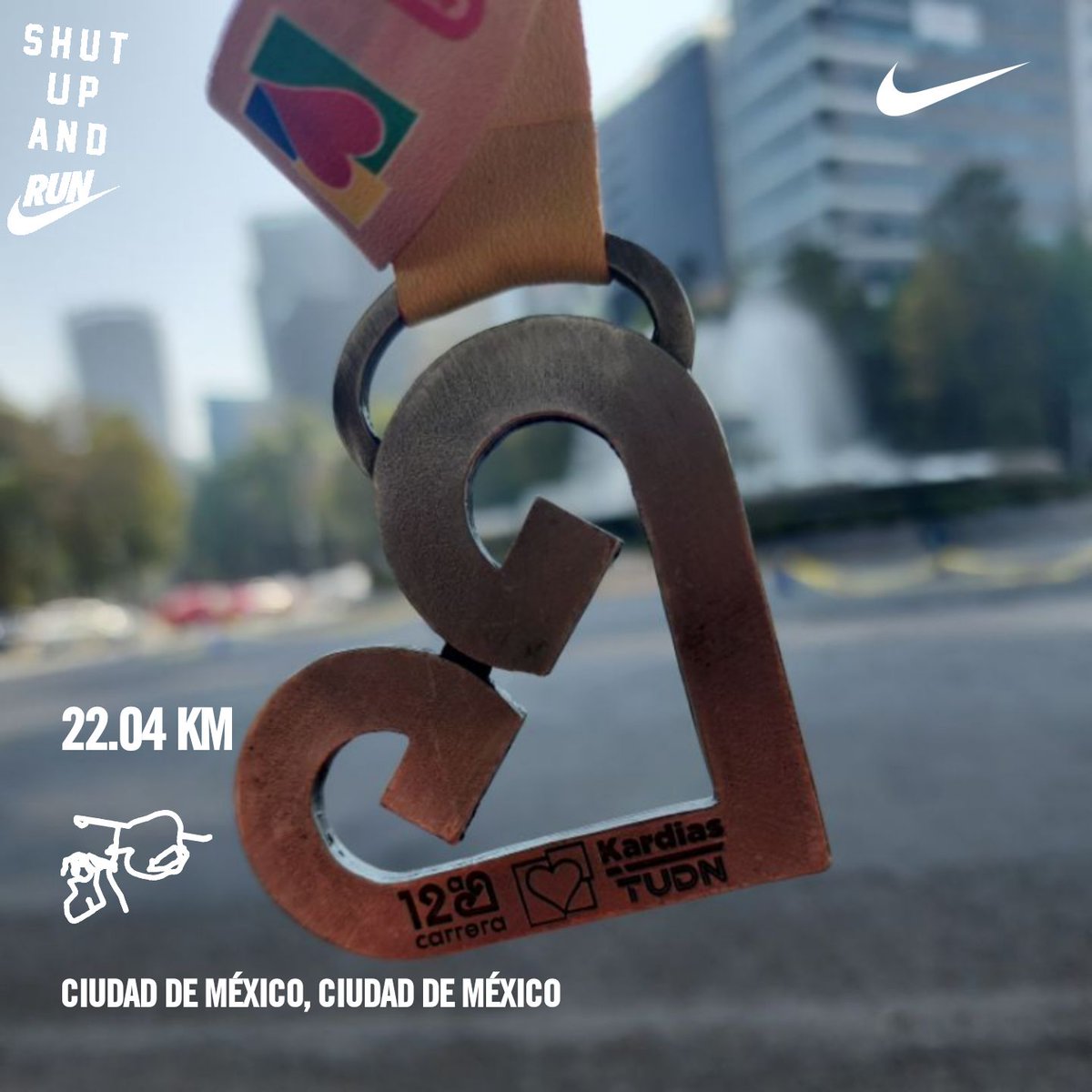 Excelente #CarreraConCausa @KardiasAC #CarreraKardias2024 #SumandoKMx #ComuniRunners #YoElegíCorrer #Runner #AquíYaSeCorrió #HazQueSuceda #CDMX #21k 🔴⚫️